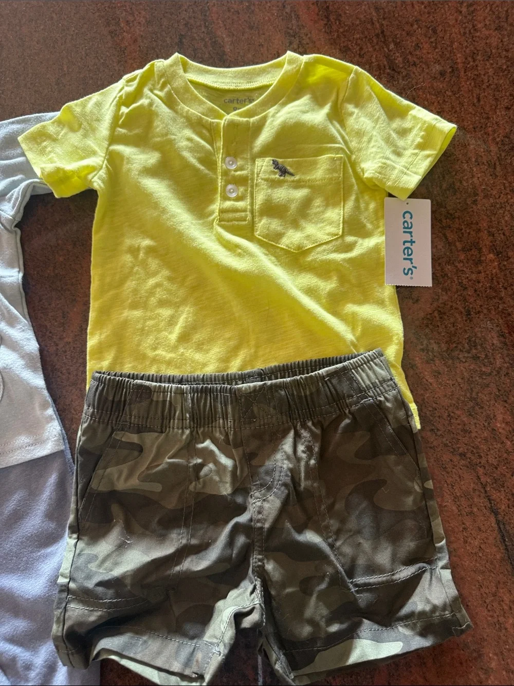 Kids Olive and Yellow Cotton Bottoms - Multipack